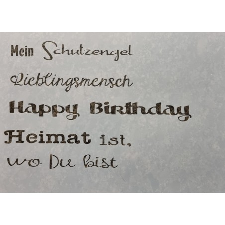 Schablone Mein Schutzengel