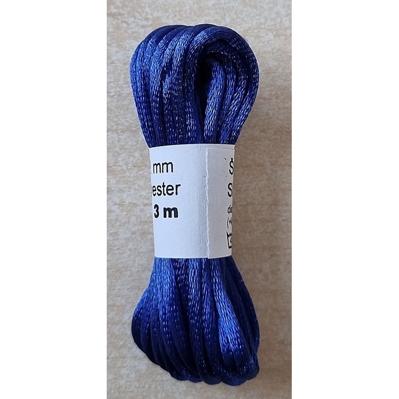 Satin Band blau