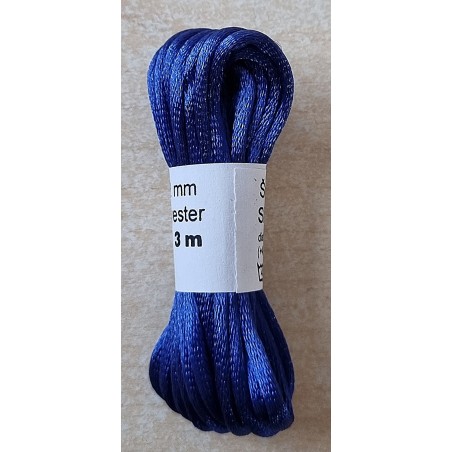 Satin Band blau