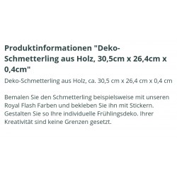 Holz Schmetterling