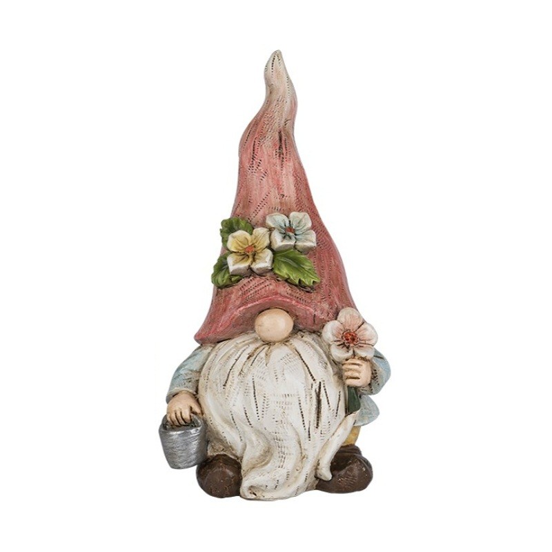 Wichtel rot Blume/Eimer