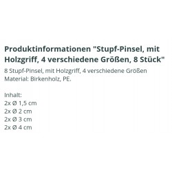 Stupfschwamm mit Holzgriff