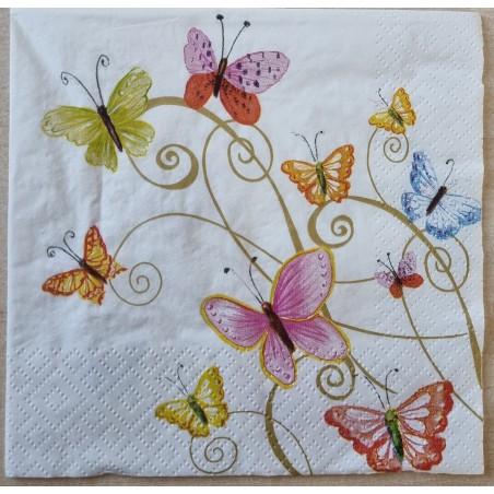 Serviette Schmetterlinge