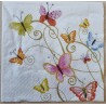 Serviette Schmetterlinge