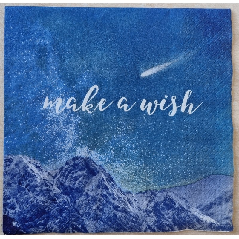 Serviette make a wish