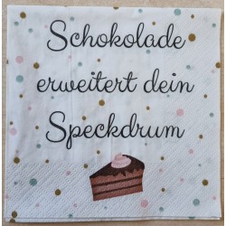 Serviette Schokolade.....