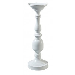 Metall Kerzenhalter weiss