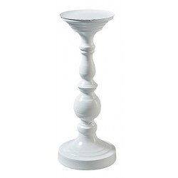 Metall Kerzenhalter weiss