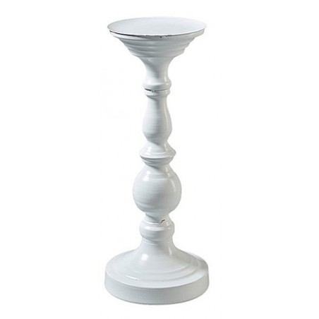 Metall Kerzenhalter weiss