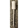 Metall Kerzenhalter zum Stecken weiss