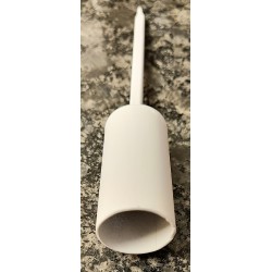 Metall Kerzenhalter zum Stecken weiss