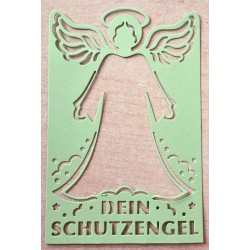 Papier Motiv "Mein Schutzengel" lindengrün