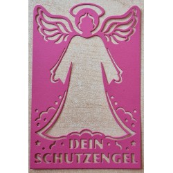 Papier Motiv "Mein Schutzengel" pink