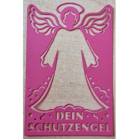 Papier Motiv "Mein Schutzengel" pink