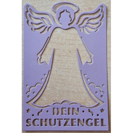Papier Motiv "Mein Schutzengel" flieder