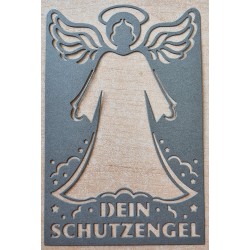 Papier Motiv "Mein Schutzengel" grau