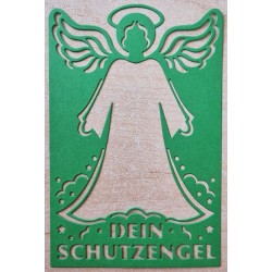 Papier Motiv "Mein Schutzengel" grün
