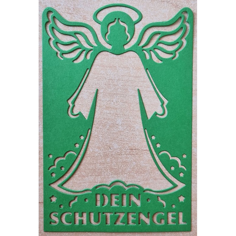 Papier Motiv "Mein Schutzengel" grün