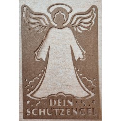 Papier Motiv "Mein Schutzengel" hellbraun