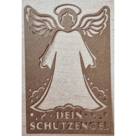Papier Motiv "Mein Schutzengel" hellbraun
