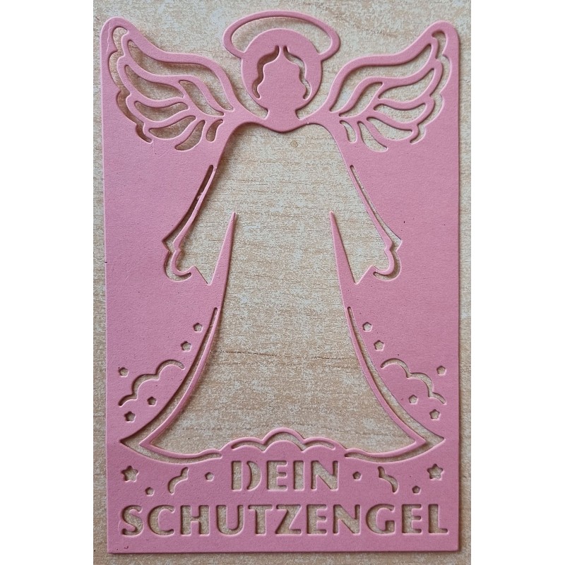 Papier Motiv "Mein Schutzengel" rosa