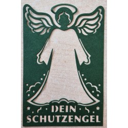 Papier Motiv "Mein Schutzengel" dunkelgrün