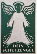 Papier Motiv "Mein Schutzengel" dunkelgrün