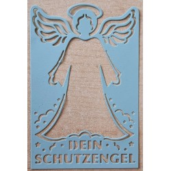 Papier Motiv "Mein Schutzengel" hellblau