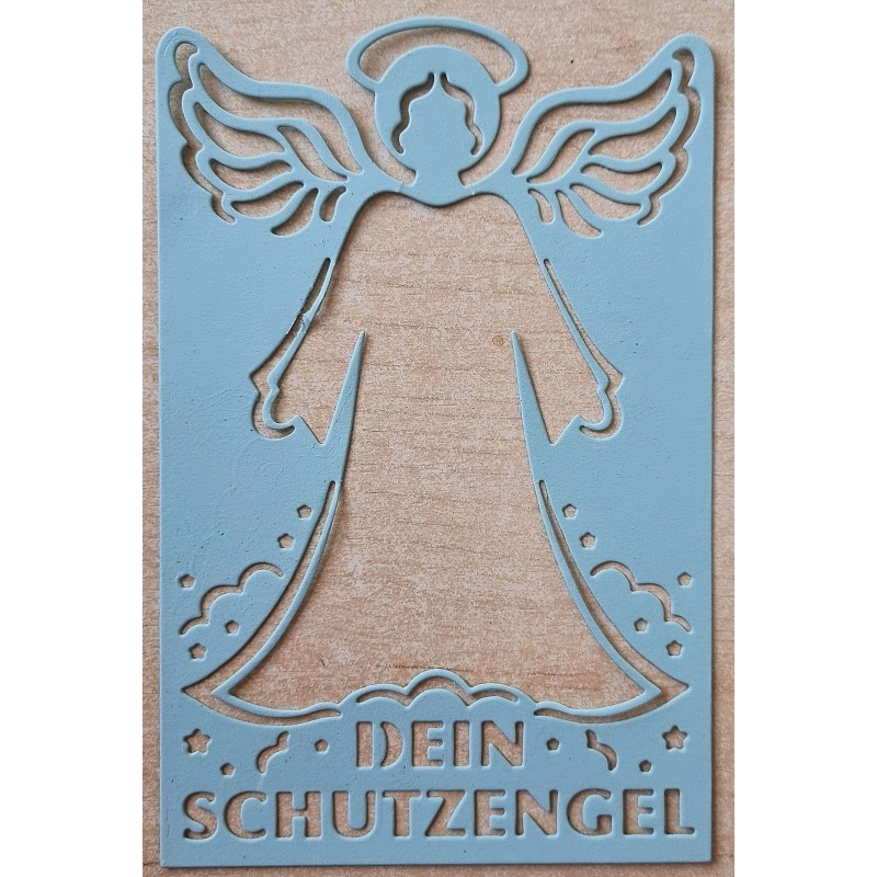 Papier Motiv "Mein Schutzengel" hellblau