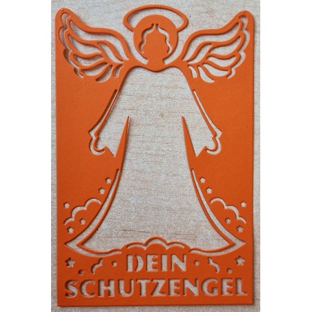 Papier Motiv "Mein Schutzengel" orange