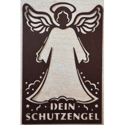 Papier Motiv "Mein Schutzengel" braun