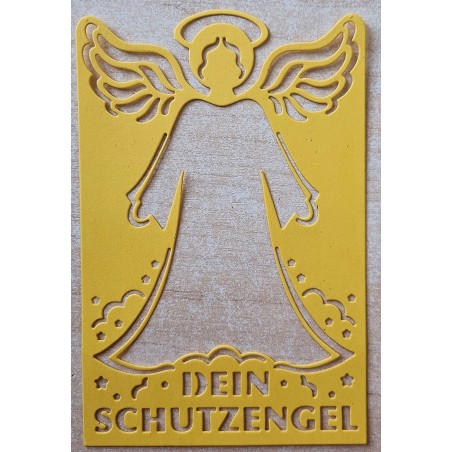Papier Motiv "Mein Schutzengel" gelb
