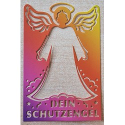 Papier Motiv "Mein Schutzengel" pink/orange/gelb