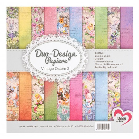 Duo Design Papier Vintage Ostern 2