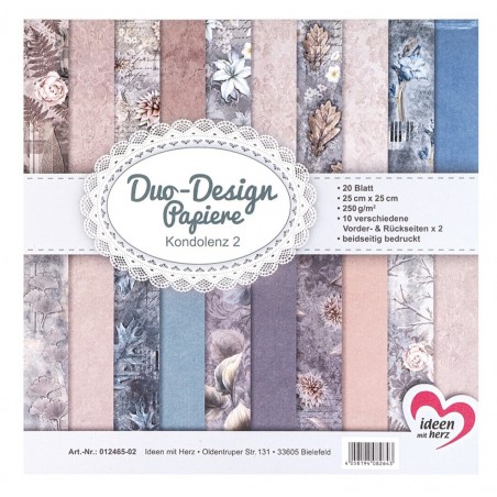 Duo Design Papier Kondolenz 2