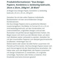 Duo Design Papier Kondolenz 2