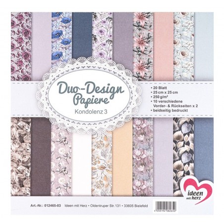 Duo Design Papier Kondolenz 3