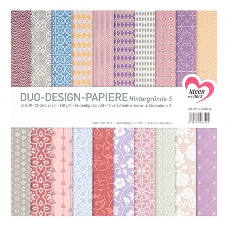 Duo Design Papier Hintergründe 5