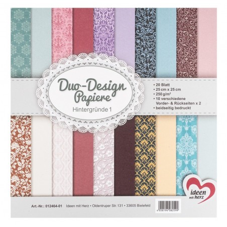Duo Design Papier Hintergründe 1