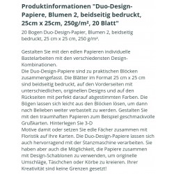 Duo Design Papier Blumen 2