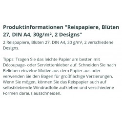 Reispapier Blüten 27