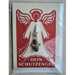 Schutzengel Karte mit Anhänger rot