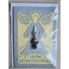 Schutzengel Karte mit Anhänger vanille
