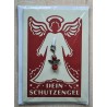 Schutzengel Karte mit Anhänger rot