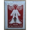 Schutzengel Karte mit Anhänger rot