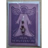 Schutzengel Karte mit Anhänger violette