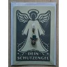 Schutzengel Karte mit Anhänger grau