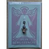 Schutzengel Karte mit Anhänger flieder