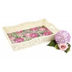 Reispapier Rosen und Schmetterlinge