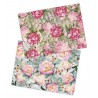 Reispapier Rosen und Schmetterlinge